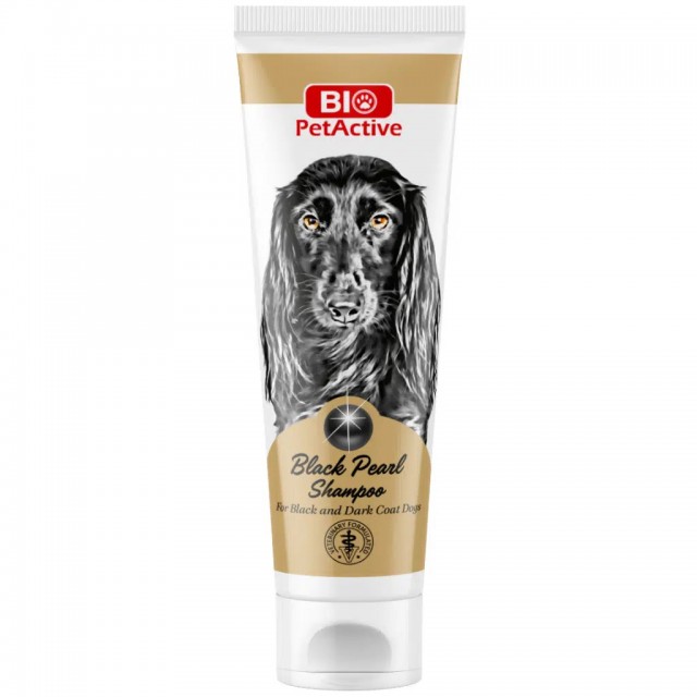 Bio PetActive Black Pearl Shampoo Siyah ve Koyu Tüylü Köpekler İçin Şampuan 250 ML
