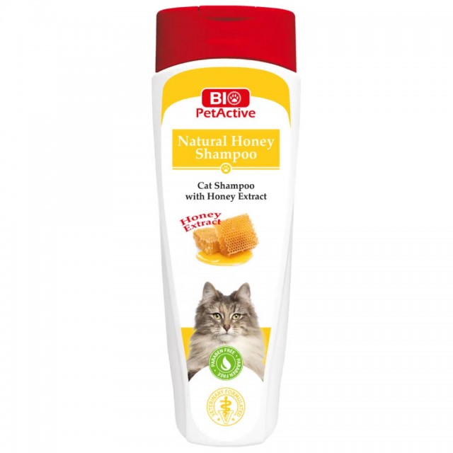 Bio PetActive Natural Honey Bal ve Buğday Özlü Kedi̇ler İçin Şampuan 400 ML