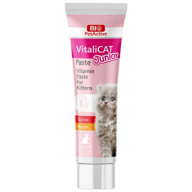 Bio PetActive VitaliCat Junior Yavru Kediler İçin Vitamin Paste 100 ML
