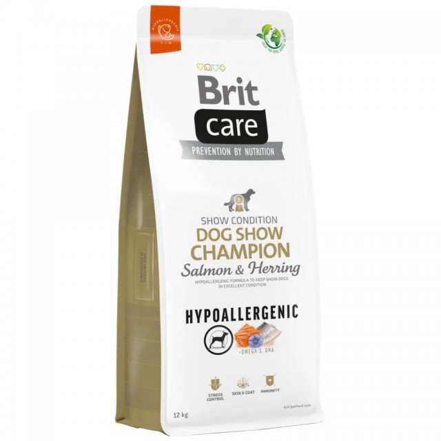 Brit Care Hypoallergenic Dog Cow Champion Somonlu ve Ringa Balıklı Köpek Maması 12 Kg