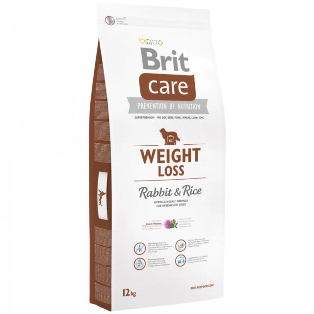 Brit Care Hypoallergenic Weight Loss Tavşanlı Yetişkin Köpek Maması 12 Kg