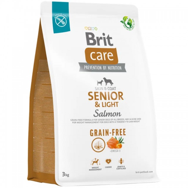 Brit Care Senior & Light Tahılsız Somonlu Yaşlı Köpek Maması 3 Kg