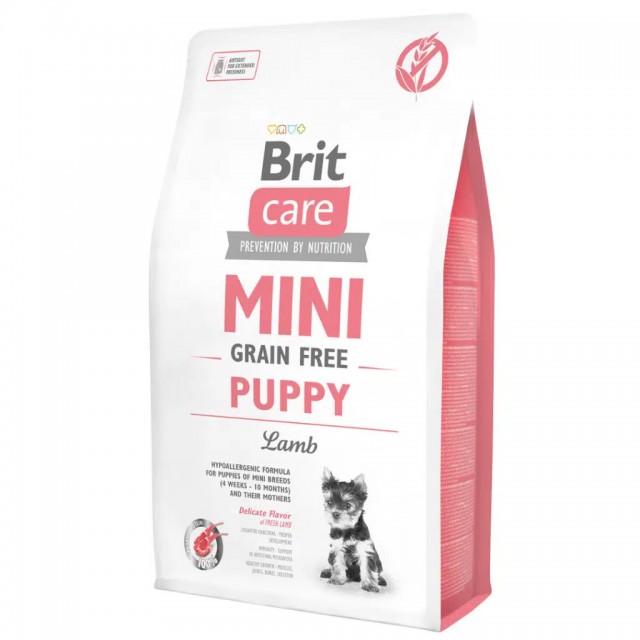 Brit Care Tahılsız Mini Puppy Kuzu Etli Yavru Köpek Maması 2 Kg
