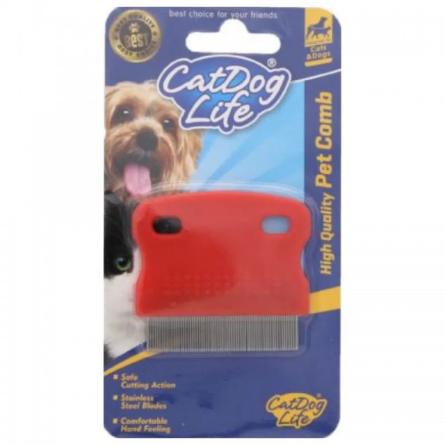 CatDogLife Kediler ve Köpekler İçin Bit Pire Toplayıcı Tarak