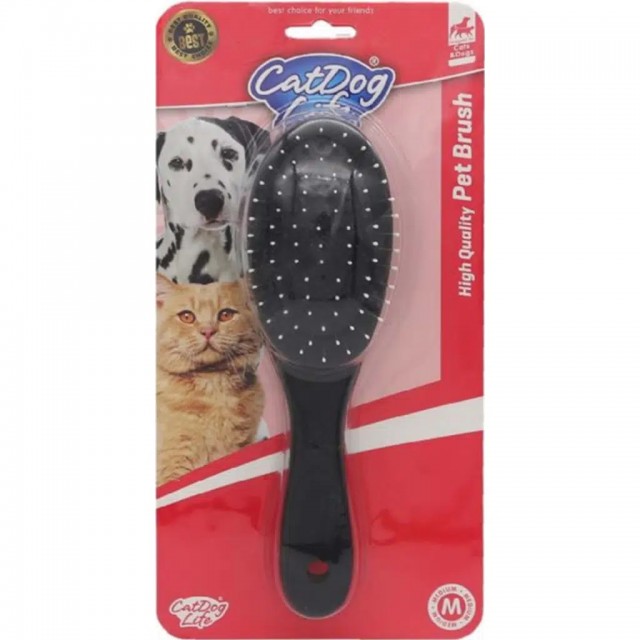 CatDogLife Kediler ve Köpekler İçin Çift Taraflı Fırça Medium