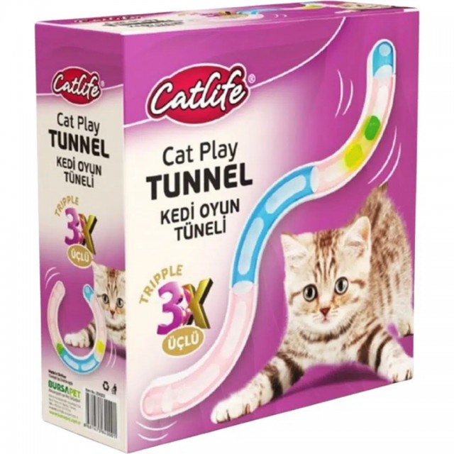Catlife Kedi Oyun Tüneli Üçlü
