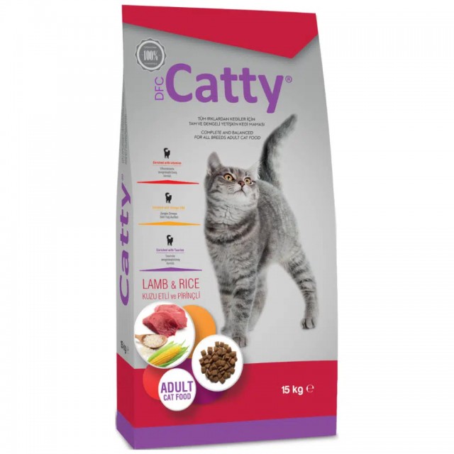 Catty Kuzu Etli Yetişkin Kedi Maması 15 Kg