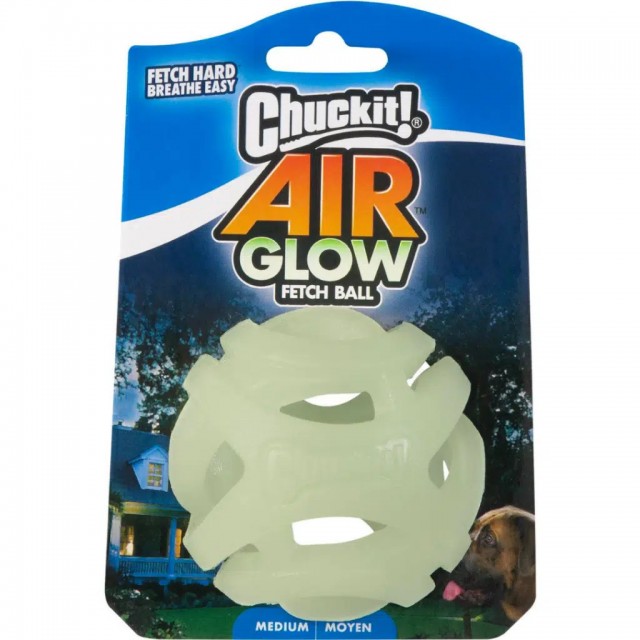 Chuckit! Max Glow Air Fetch Gece Parlayan Köpek Oyun Topu Orta Boy