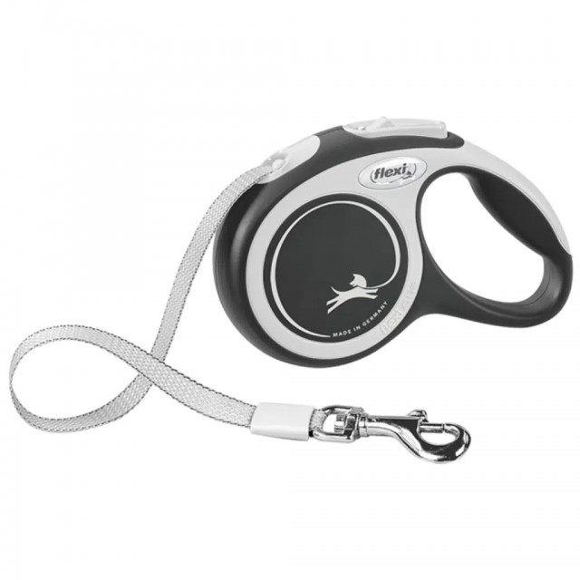 Flexi New Comfort Otomatik Şerit Gezdirme Kayışı 5 Metre Small Siyah