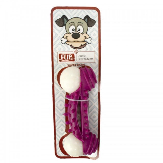 Flip Dental Topuzlu Kemik Köpek Oyuncağı 17 Cm