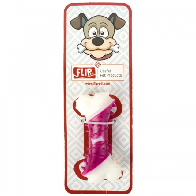 Flip Plastik Dental Kaval Kemik Köpek Oyuncağı 11 Cm