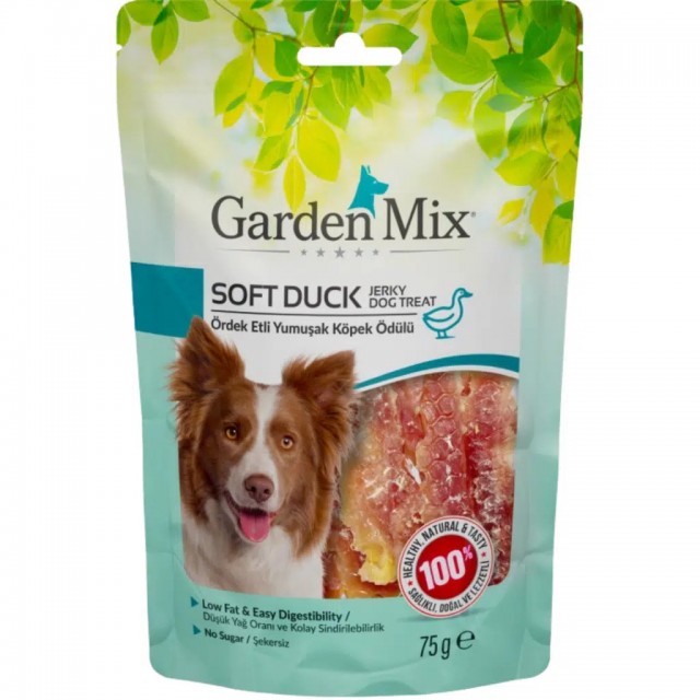 Garden Mix Ördek Etli Yumuşak Köpek Ödülü 75 Gr