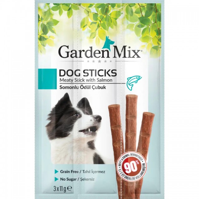 Garden Mix Sticks Somonlu Köpek Ödülü 3x11 Gr