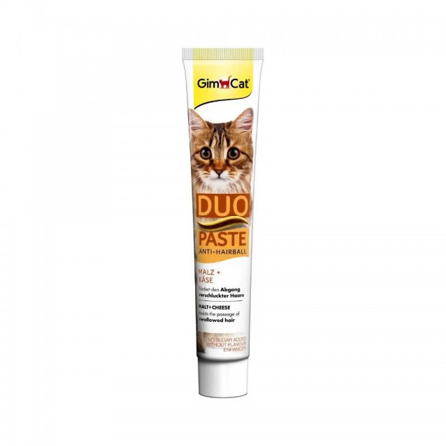 GimCat Anti Hairball Peynirli Malt Duo Paste 50 Gr