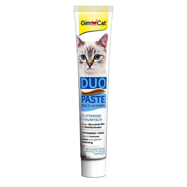 GimCat Multi Vitamin Duo Paste Tuna + 12 Vitaminli 50 Gr