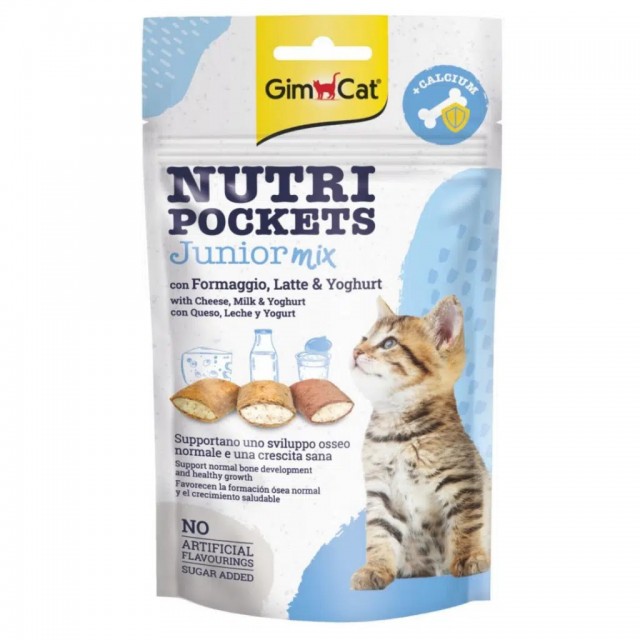 GimCat Nutri Pockets Junior Mix Yavru Kedi Ödülü 60 Gr