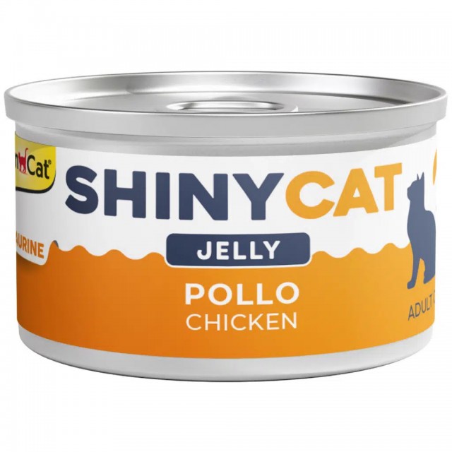 GimCat Shinycat Jelly Jöle içinde Tavuklu Yetişkin Kedi Konservesi 70 Gr
