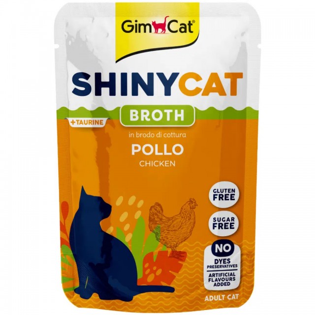 GimCat Shinycat Pouch Tavuklu Yetişkin Kedi Yaş Maması 70 Gr