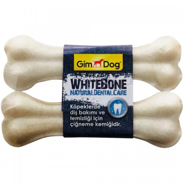 GimDog Whitebone Mordimi Press Kemik Köpek Ödülü 2 Li 120 Gr