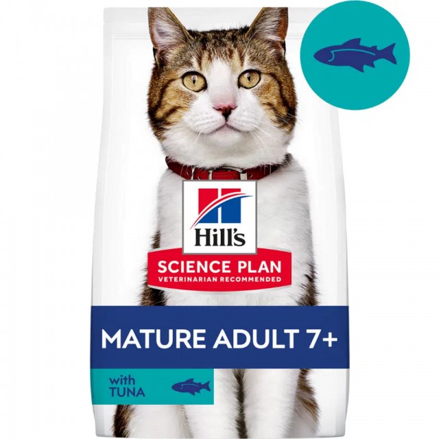 Hill's SCIENCE PLAN Ton Balıklı +7 Yaşlı Kedi Maması 1.5 Kg