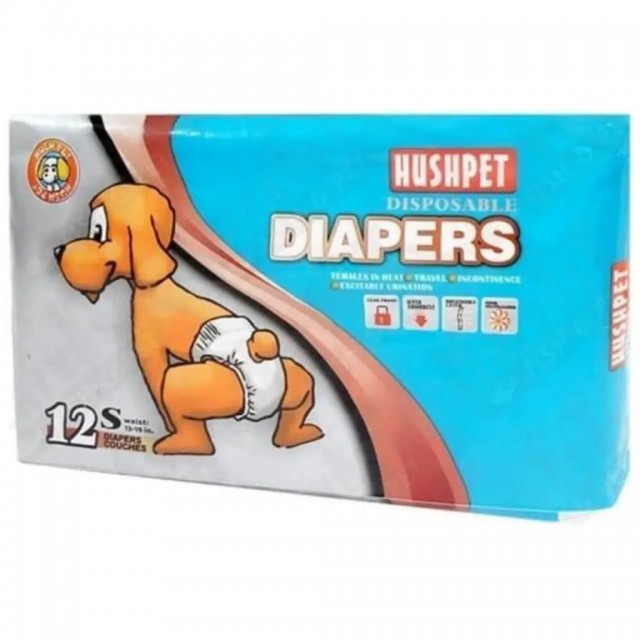 Hushpet Köpekler İçin Külot Tipi Çiş Pedi Small 12 Li Paket