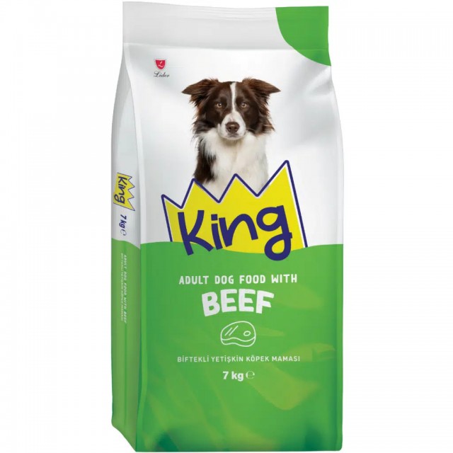 King Biftekli Yetişkin Köpek Maması 7 Kg