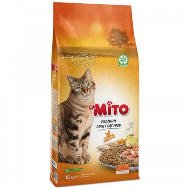LaMito Tavuklu Yetişkin Kedi Maması 15 Kg