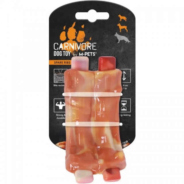 M-PETS Carnivore Dog Toy Spare Ribs Pastırma Aromalı Köpek Oyuncağı