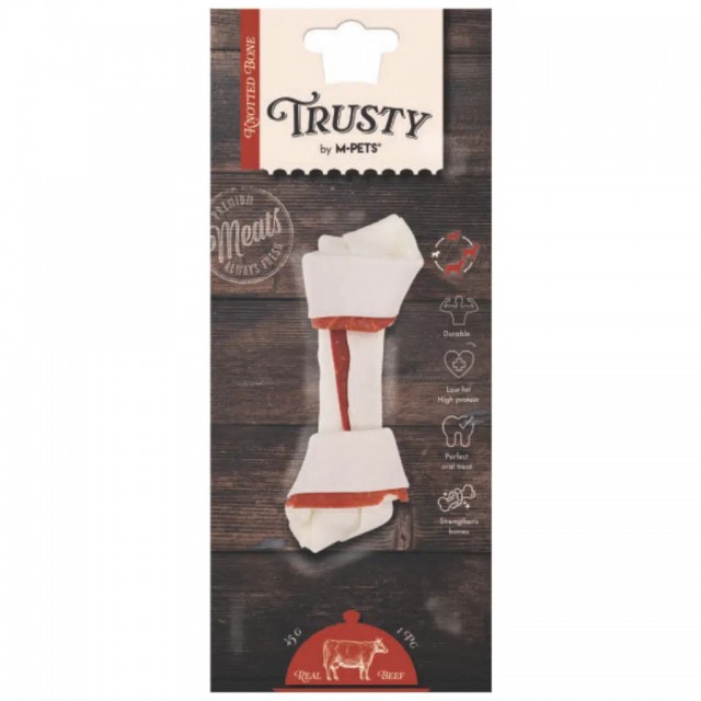M-PETS Trusty Beef Düğümlü Kemik Köpek Ödülü 45 Gr
