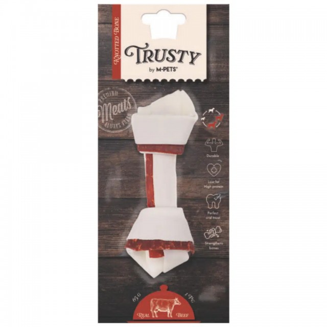 M-PETS Trusty Beef Düğümlü Kemik Köpek Ödülü 65 Gr