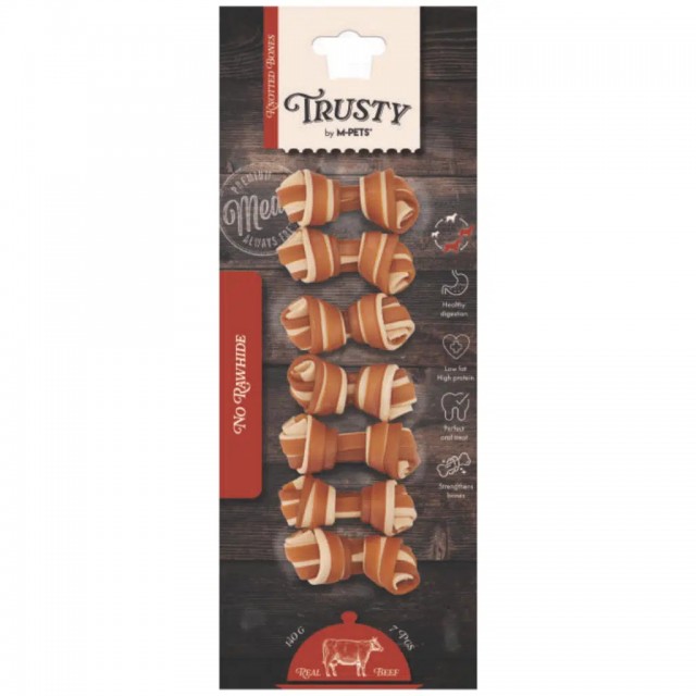 M-PETS Trusty Beef Tatlı Patatesli Köpek Ödülü 7 Li 140 Gr