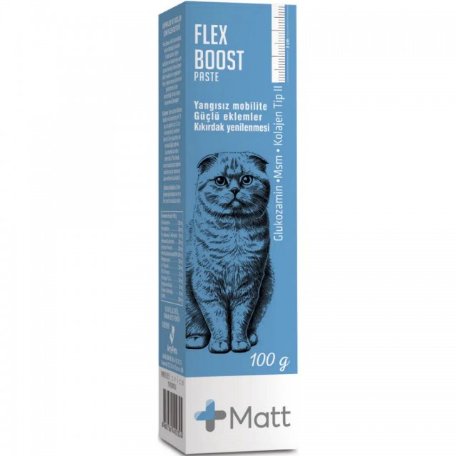Matt Flex Boost Kediler ve Köpekler İçin Eklem Desteği Paste 100 Gr