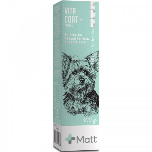 Matt Vita Coat + Kediler ve Köpekler İçin Dermayolojik Paste 100 Gr