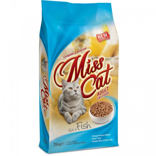 Miss Cat Somonlu Yetişkin Kedi Maması 15 Kg
