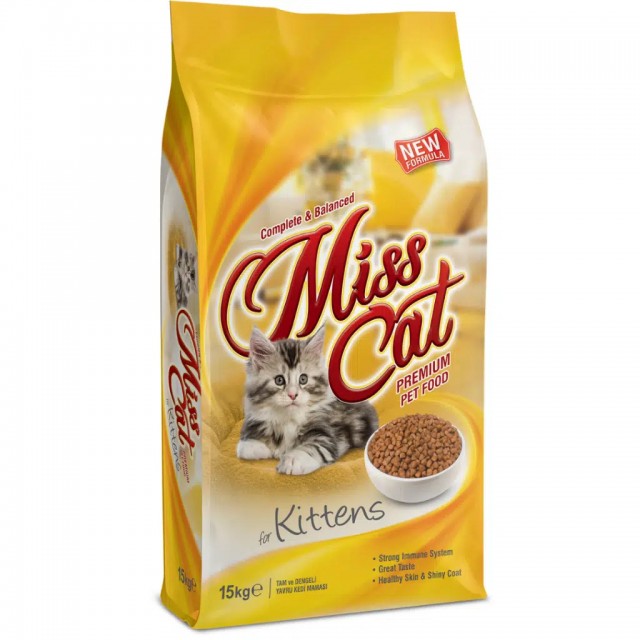 Miss Cat Kitten Tavuklu Yavru Kedi Maması 15 Kg