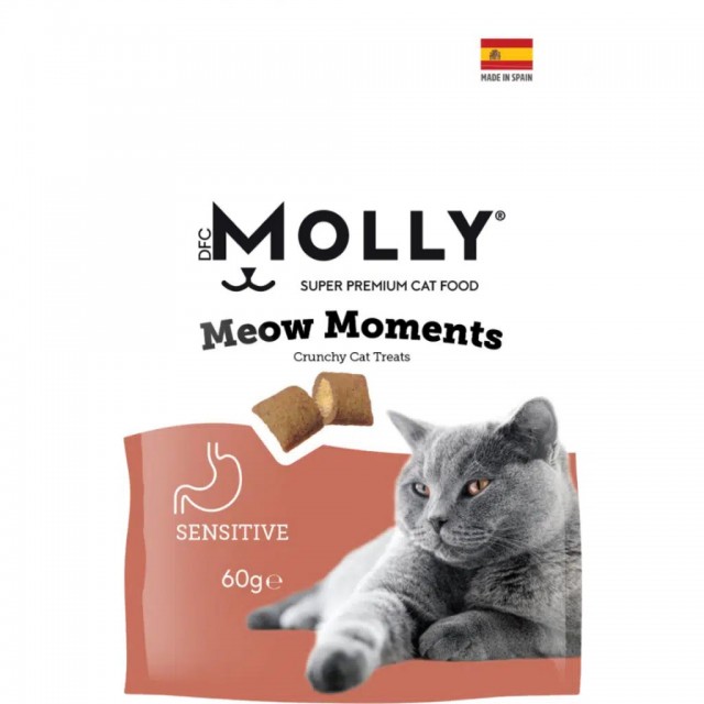Molly Meow Moments Sensitive Hassas Kediler İçin Ödül Maması 60 Gr