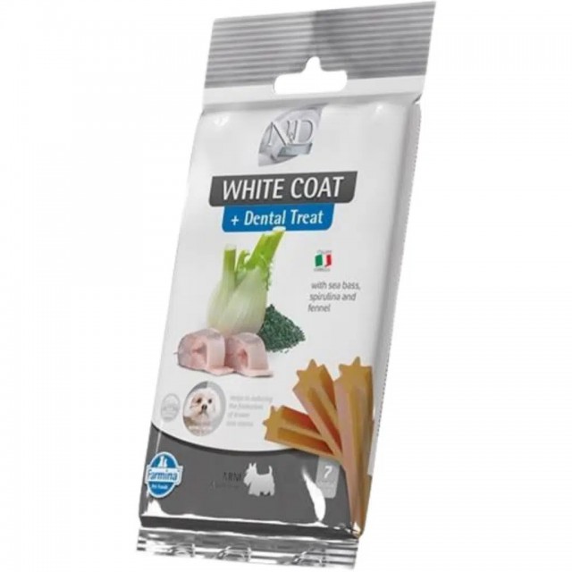 N&D Treat Dental White Coat Mini Köpek Ödülü 60 Gr