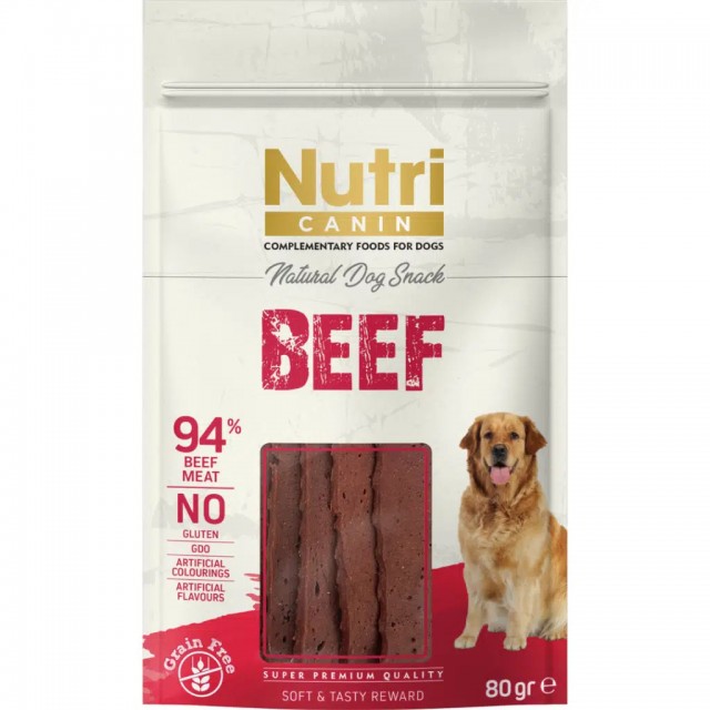 Nutri Canin Beef Sığır Etli Köpek Ödülü 80 Gr