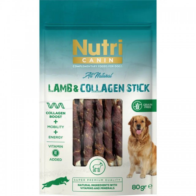 Nutri Canin Lamb Collagen Stick Köpek Ödülü 80 Gr