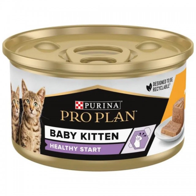 Pro Plan Baby Kitten Tavuklu Yavru Kedi Konservesi 85 Gr