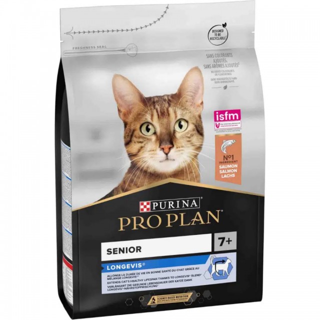 Pro Plan Senior Longevis Somonlu 7 Yaş Üzeri Yetişkin Kedi Maması 3 Kg