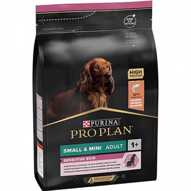 Pro Plan Sensitive Skin Small Mini Adult Somonlu Küçük Irk Yetişkin Köpek Maması 7 Kg
