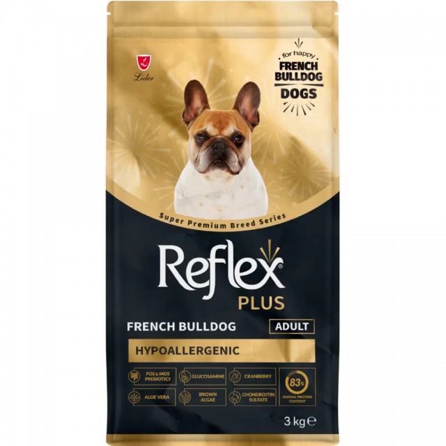 Reflex Plus French Bulldog Adult Yetişkin Köpek Maması 3 Kg