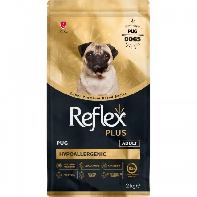 Reflex Plus Pug Adult Yetişkin Köpek Maması 2 Kg