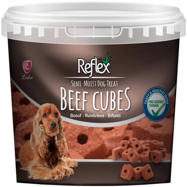 Reflex Semi - Moist Beef Cubes Biftekli Küpler Köpek Ödülü 500 Gr
