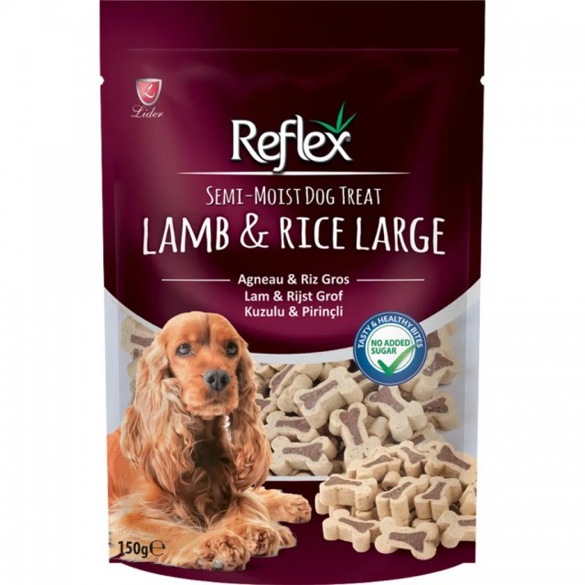 Reflex Semi-Moist Kuzulu & Pirinçli Büyük Köpek Ödülü 150 Gr