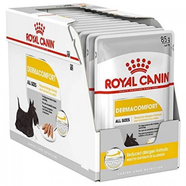 Royal Canin Dermacomfort Pouch Köpek Yaş Maması 85 Gr 12 Adet
