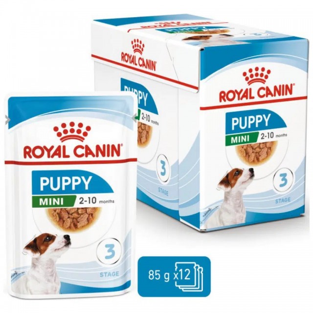Royal Canin Mini Puppy Gravy Pounch Yavru Köpek Yaş Maması 85 Gr 12 Adet
