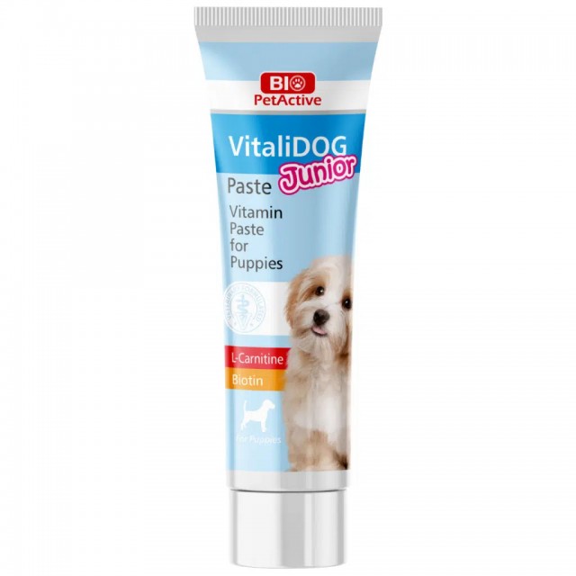 Bio PetActive VitaliDog Junior Paste Yavru Köpekler İçin Vitamin Paste 100 ML