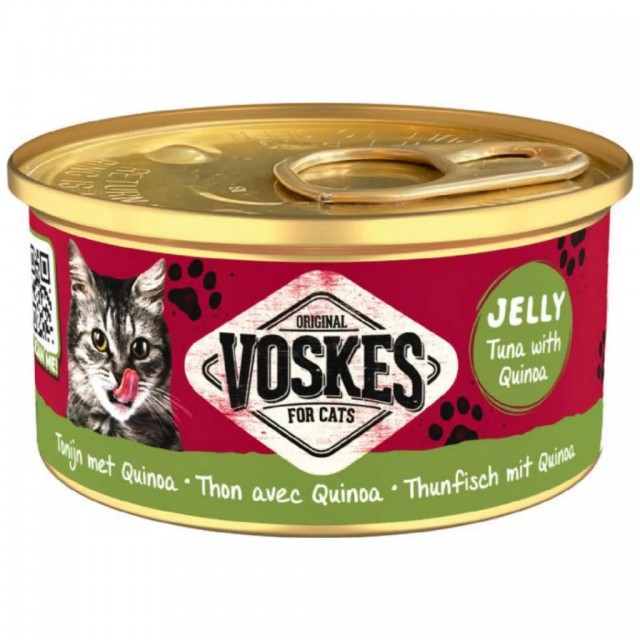 Voskes Ton Balıklı ve Kinoalı Kedi Konservesi 85 Gr